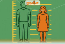 میانگین قد استاندارد برای مردان و زنان