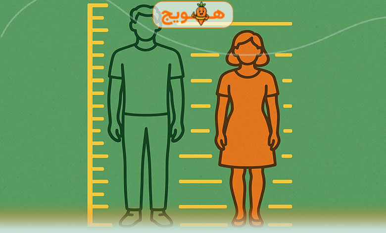 میانگین قد استاندارد برای مردان و زنان