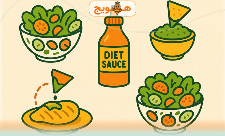 ایدههای مصرف سس رژیمی و ترکیب با سالاد یا غذا