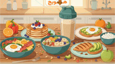 صبحانه پروتئینی برای بدنسازان