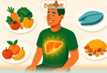 رژیم غذایی کبد چرب