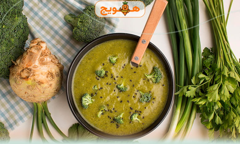 سوپ سبزیجات بدون نان و برنج