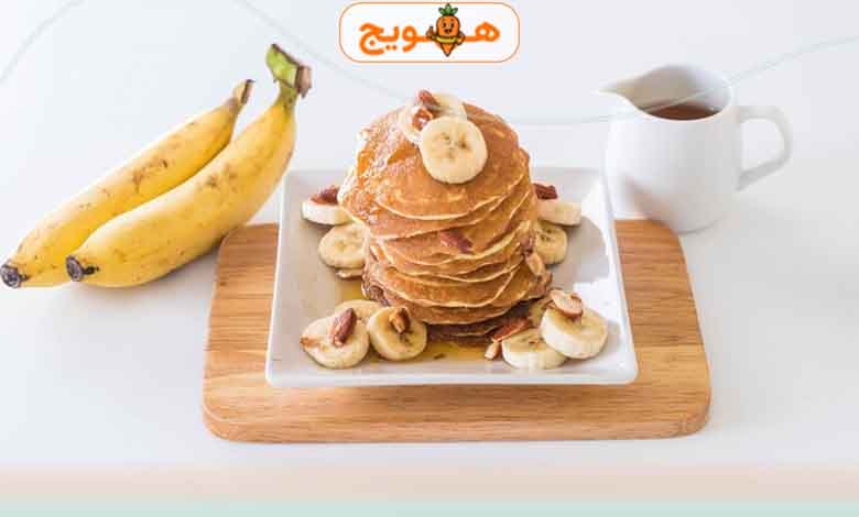 پنکیک جو دوسر با کره بادام