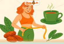 رژیم لاغری خرما و چای