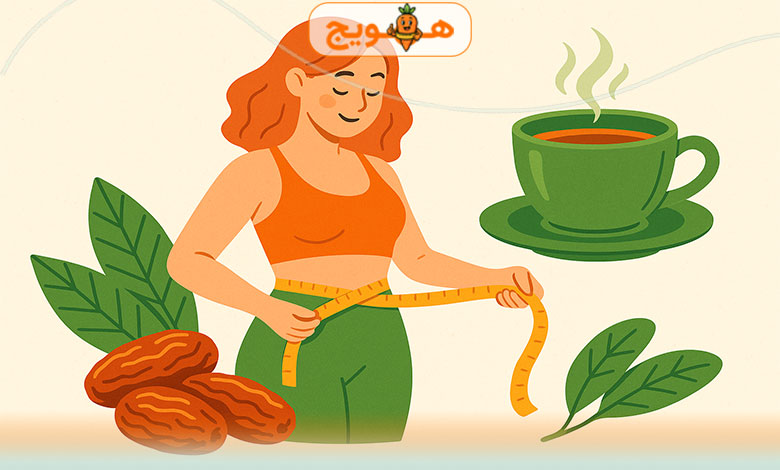 رژیم لاغری خرما و چای