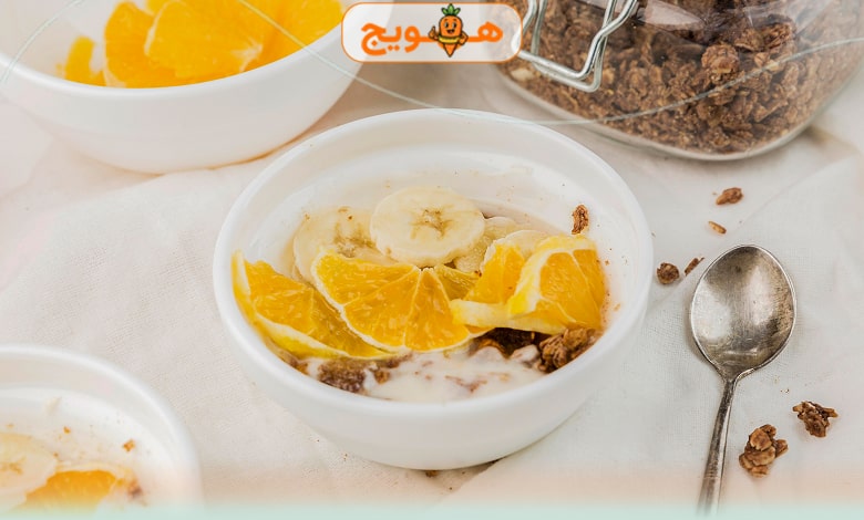 اوتمیل رژیمی با پرتقال