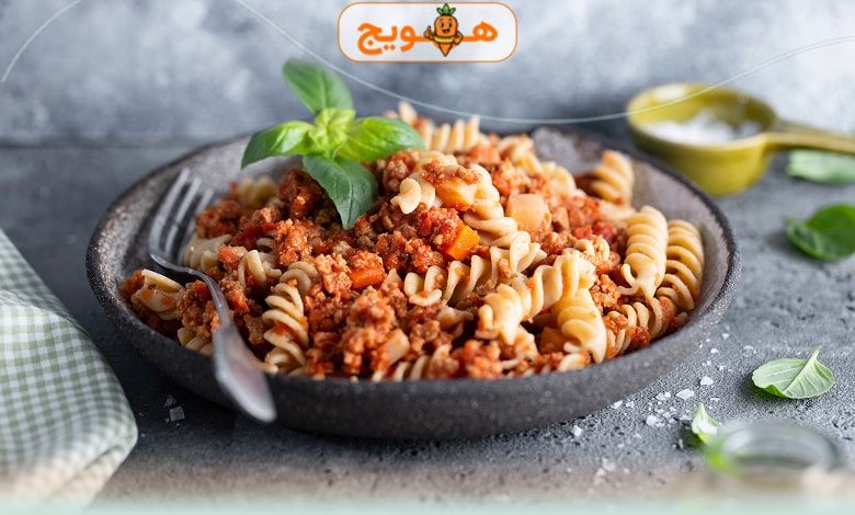 ماکارونی رژیمی با سویا