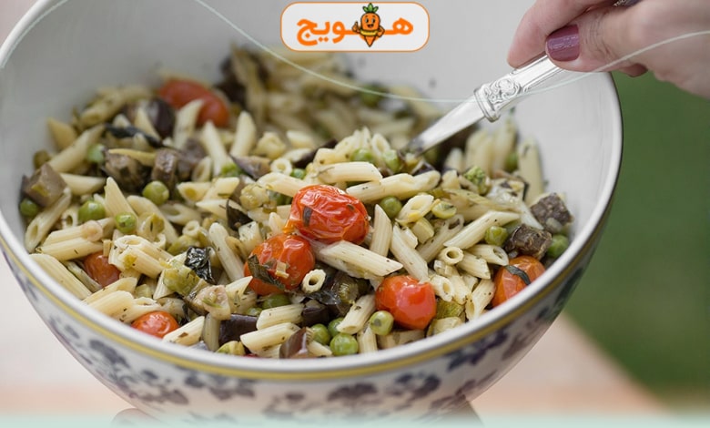 ماکارونی رژیمی سبزیجات